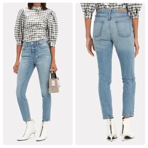 GRLFRND Karolina Jeans Medium Wash Distressed